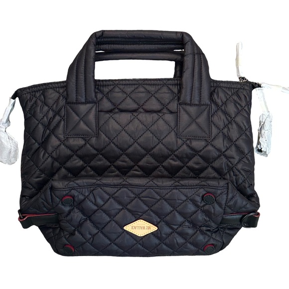 NWT MZ Wallace Small Sutton Deluxe Black Quilted Handle Bag - Picture 3 of 3